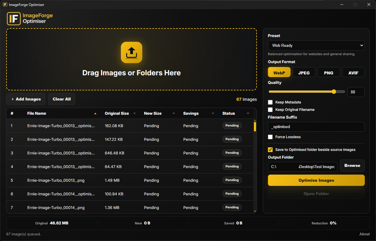 ImageForge Optimiser